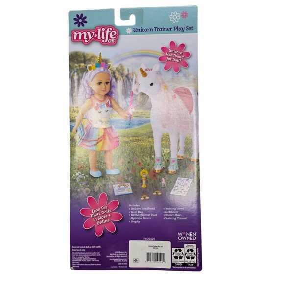 My Life as 18" Doll Unicorn Trainer Play Set Accessories New Gift Stickers - Picture 4 of 7